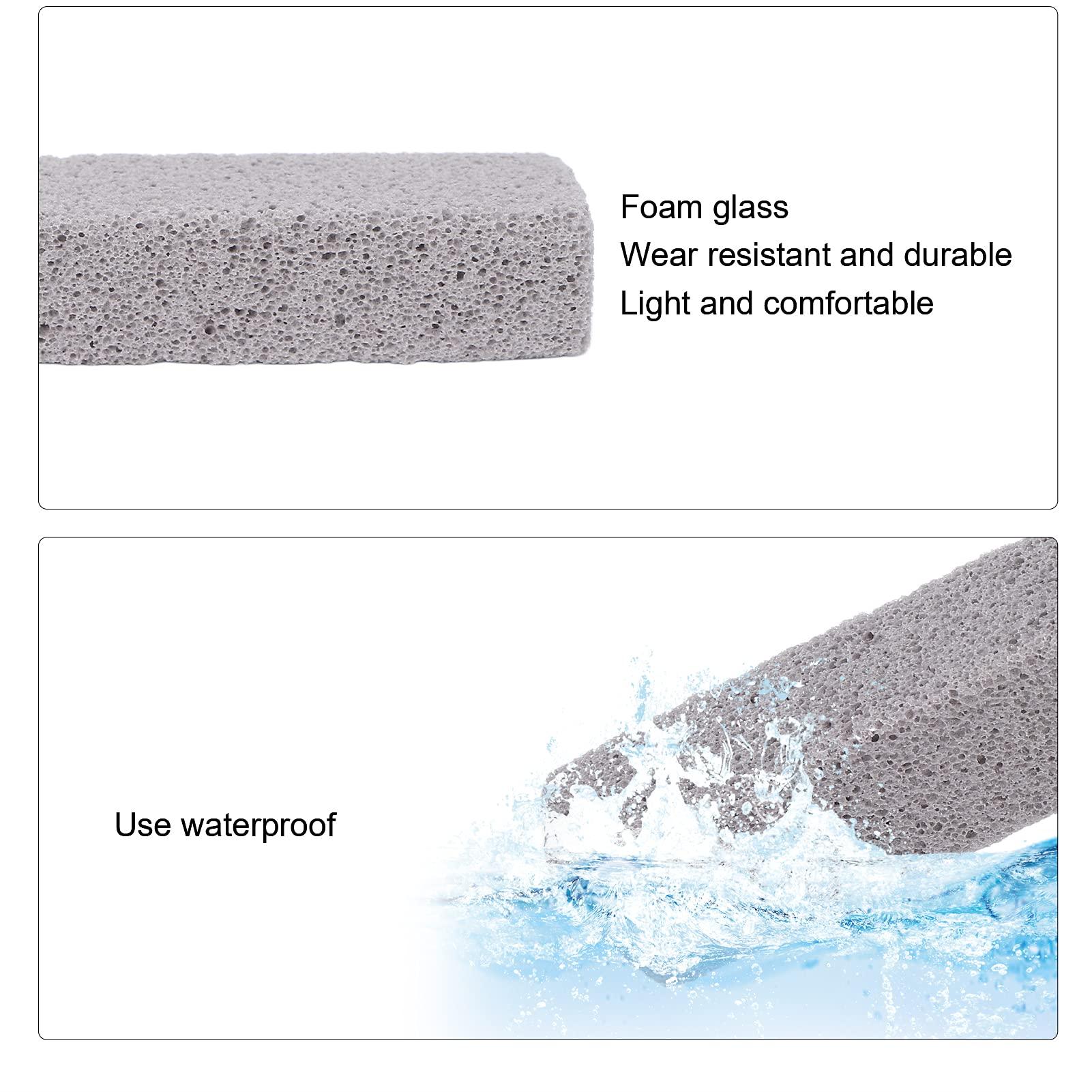 yuye Pedicure Exfoliator, Foot Scrubber Natural Foot Pumice Stone Wear Resistant for Men for Women for Feet