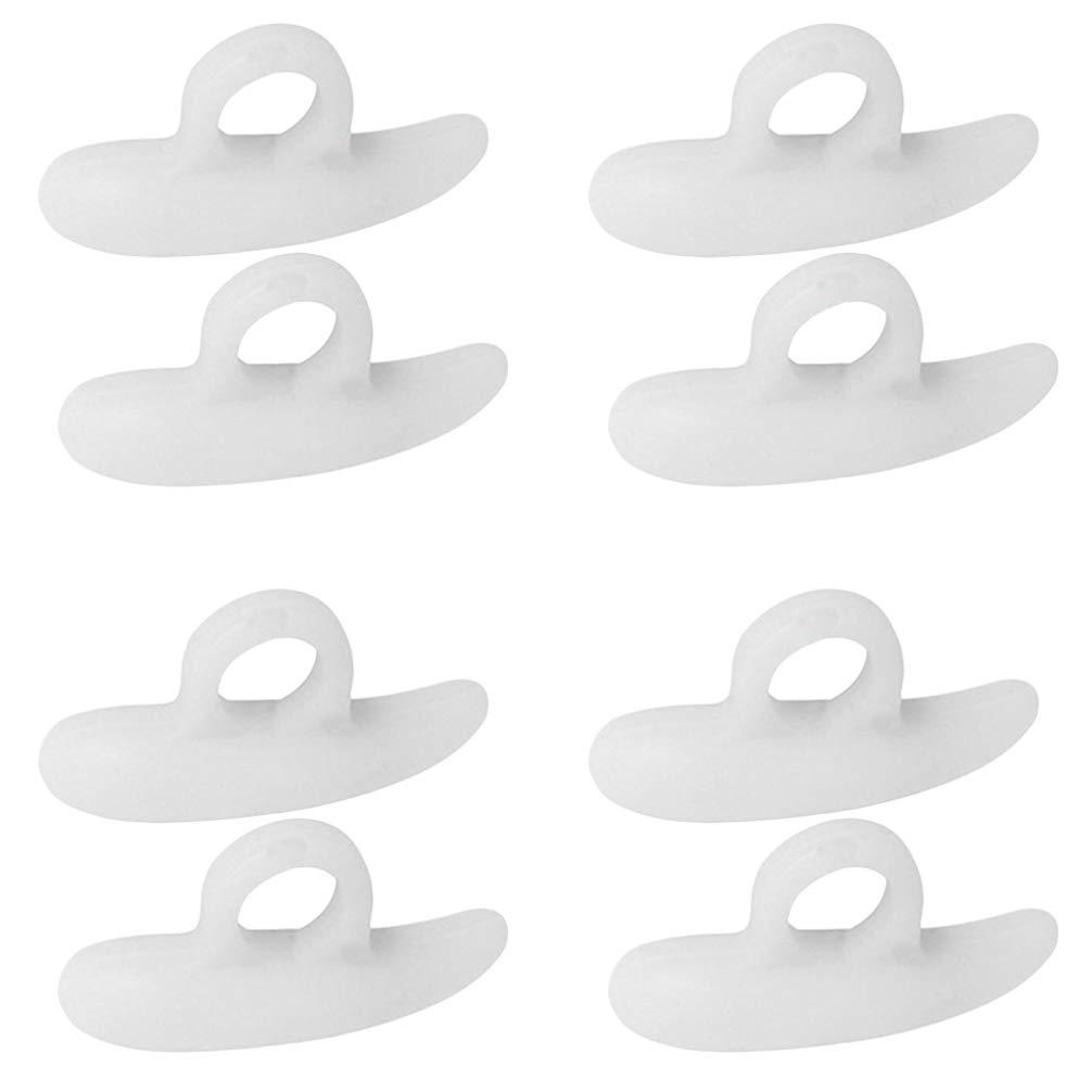 SUPVOX SUPVOX Gel Hammer Toe Crest Pad Hammer Toe Pads Gel Support Crest Cushion For Mallet Toes and Overlapping Toes 4 Pairs