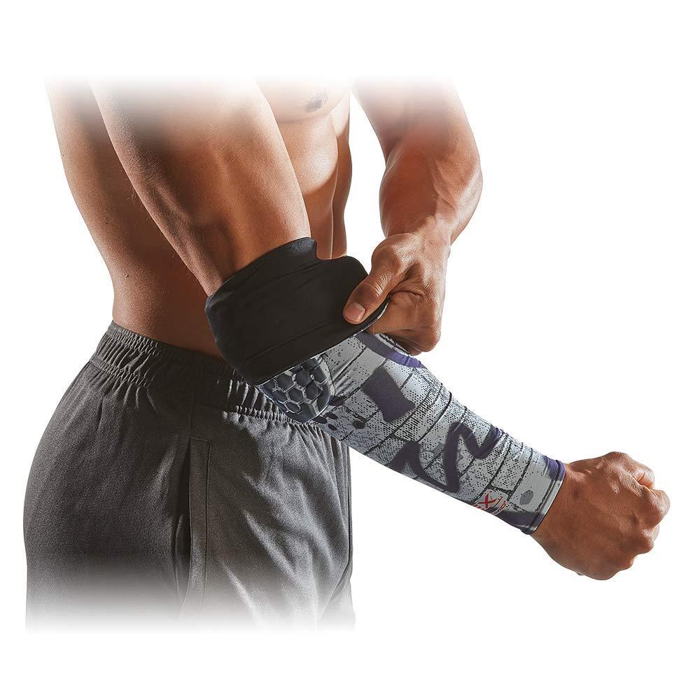 Mcdavid McDavid HEX Shooter Arm Sleeve Reversible Print - Black/Brick GRAF