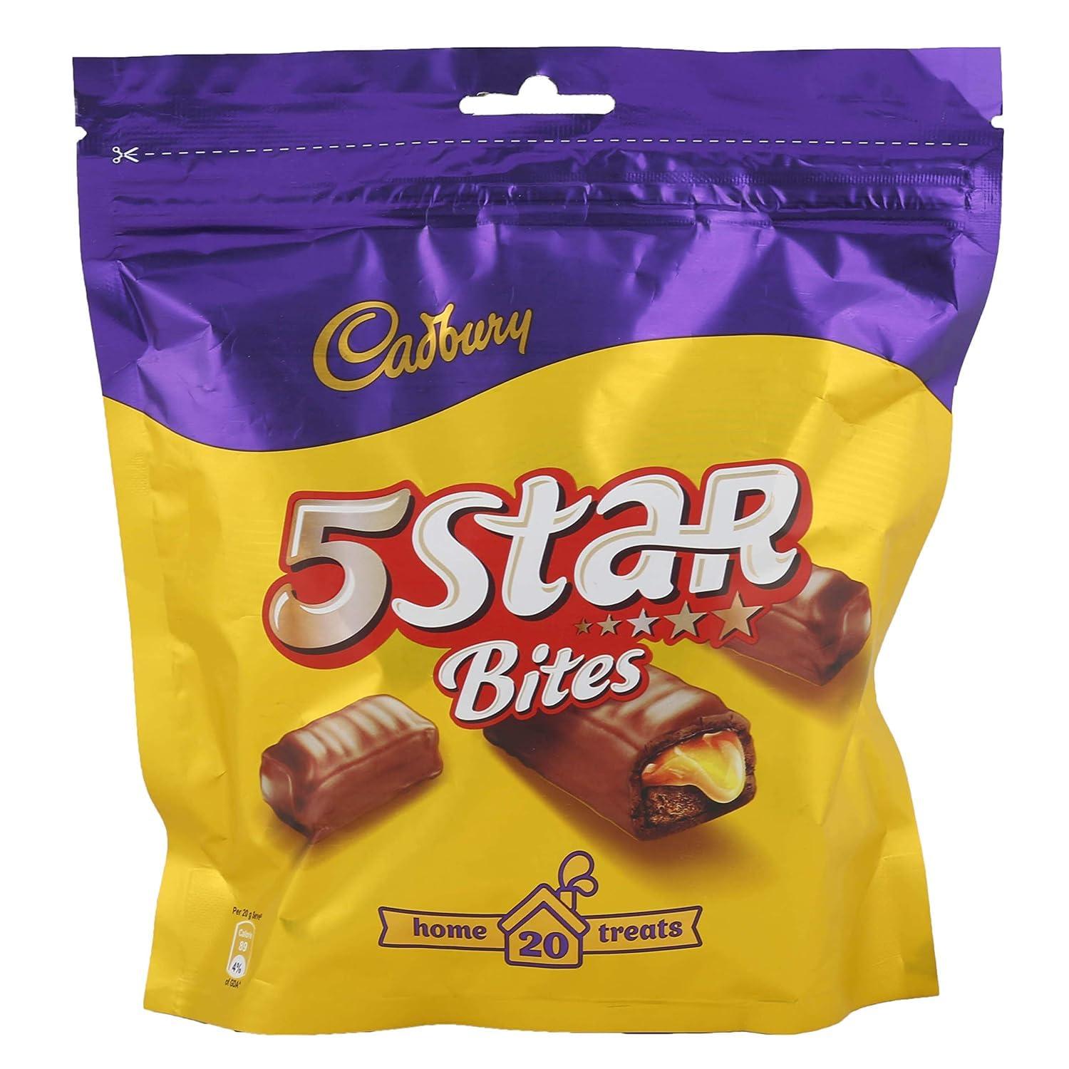 5 Star 5 Star Cadbury Chocolate Home Pack, 200g (20 Units)