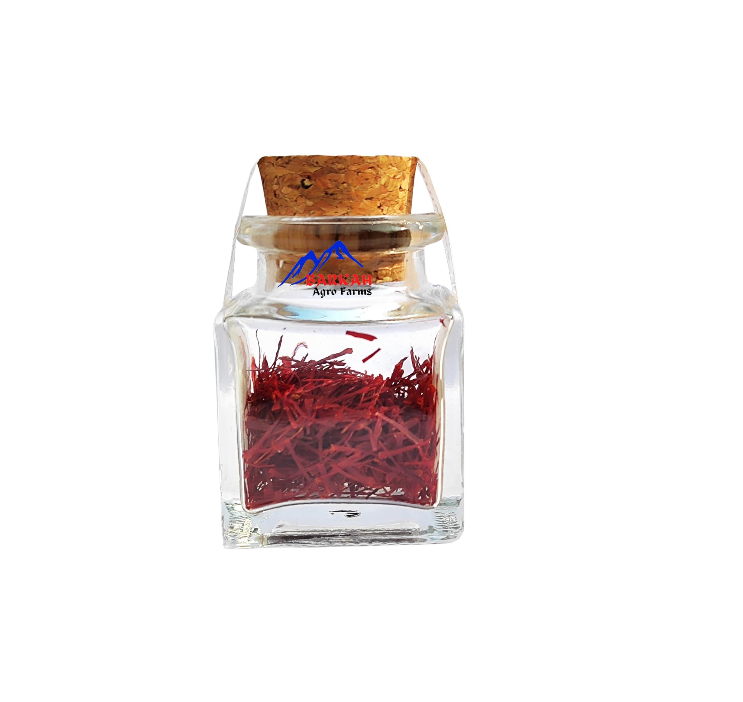 Barkah Saffron original kashmiri - Original Saffron Online - Kong Posh Saffron - Pampore Kashmir Saffron - Original Saffron Kesar 2 grams