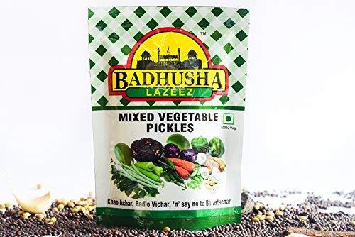 Badhusha Lazeez Pickles Badhusha Lazeez Pickles Lime Pickles 300g with Pickle Pouch Combi