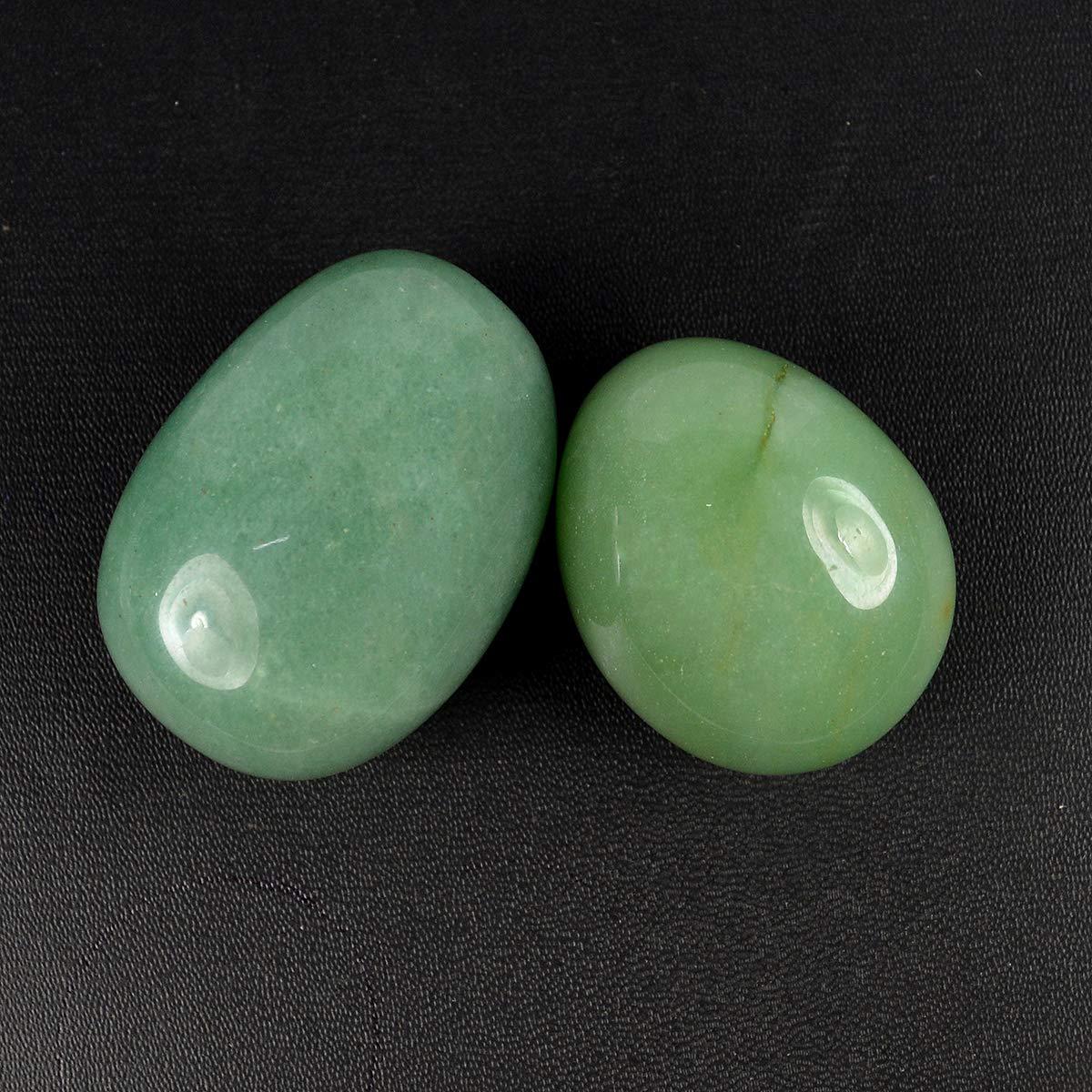 Reiki Crystal Products Reiki Crystal Products Natural Green Jade Tumble Stone Raw Rough Stone Tumbled Pack of 50 Gm