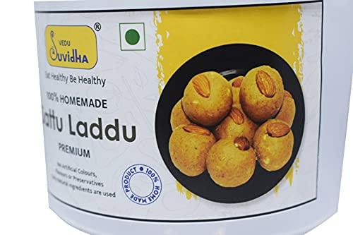 Vedu Suvidha Sattu Laddu Premium Homemade 500 Gram | Almonds | Cashew Nuts | No Added Sugar