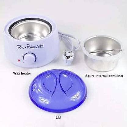 BK 10 IMPORT & EXPORT BK 10 IMPORT & EXPORT Pro Wax 100 Waxing Kit, Wax Warmer Kit for Hair Removal with 1 Packs Hard Wax Beans (100 g) & 2 Pcs steel spatula, 35 wax strips Painless at Home Hair Removal Kit