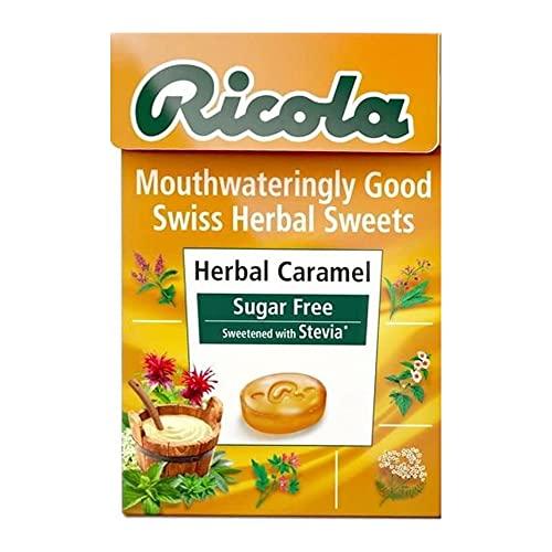 Ricola Ricola Herbal Caramel Sugar Free, 45 g