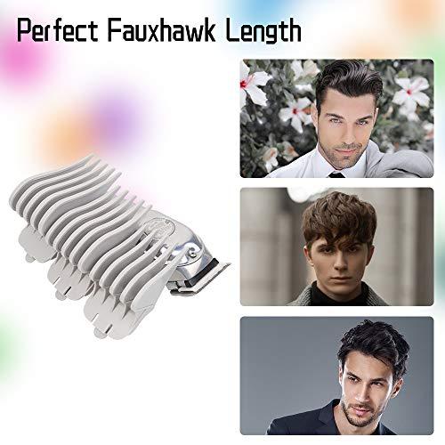 CR8GR8 Professional Hair Clipper Combs Guides, Hair Clipper Guards 1 & 1/4" 1 & 1/2" 2", Mega NO.16 NO.12 NO.10 fits for Most Wahl Clippers (NO.10+NO.12+NO.16, White)