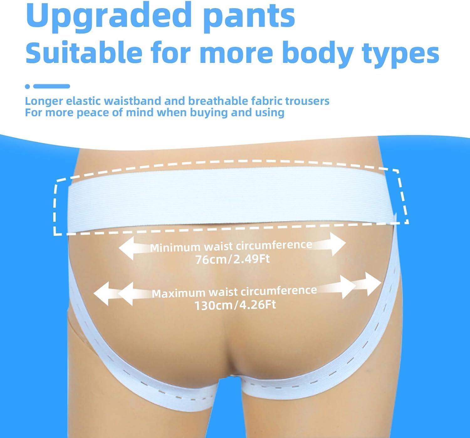 KINETIKITCH Wearable Urinal for Men Portable Latex Urinary Drainage Bag System with 1000ml Collection Bag, Skin-Friendly & Odorless (Universal Fit) (Universal Style)