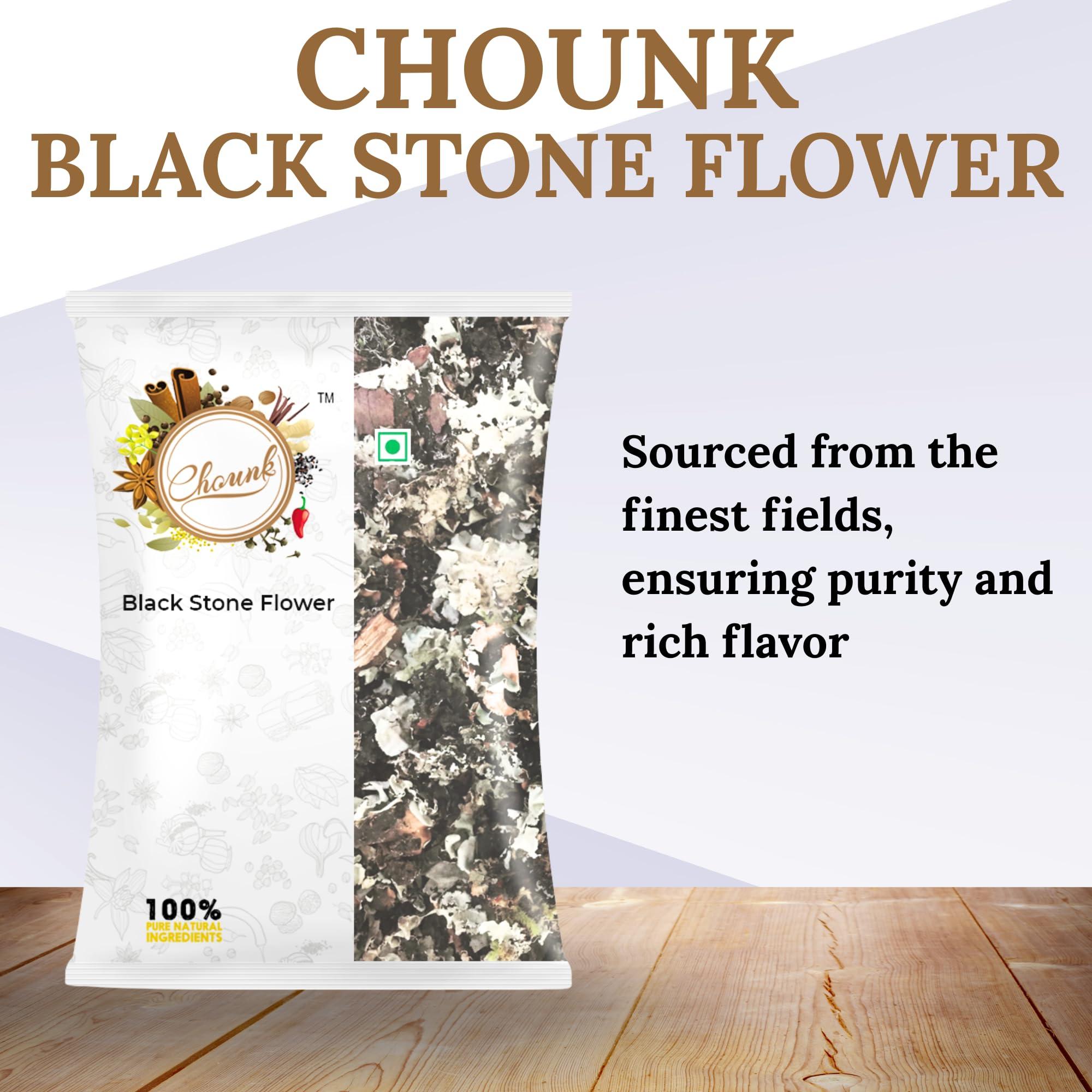 Chounk Chounk Black Stone Flower Spice - 200g (100g x 2 Pack) | Pathar/Patthar ke Phool Spice | Dagad Phool, Kalpasi | For Flavourful Cooking