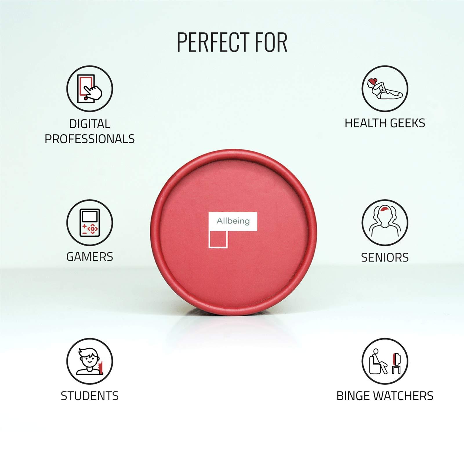 Allbeing Allbeing Eye Supplements Gummies | Insight for Complete Vision Support & Eye Health, Protects against - Dry Eyes, Eye strain, Blue light & Glare | Contains Lutein, Natural Astaxanthin, Bilberry Ext, Vitamins A,C, E, | 100% Natural Flavor - 30 Gummies