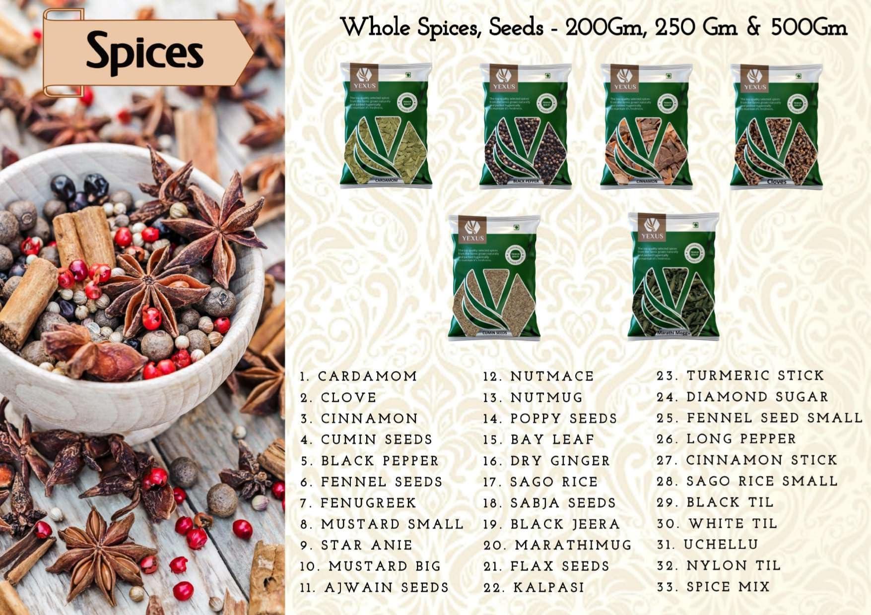 YEXUS Yexus Premium Ajwain Seeds, 50g | Ajmod | Jumud | Omam | Carom Seeds | Caraway | Thymol Seeds