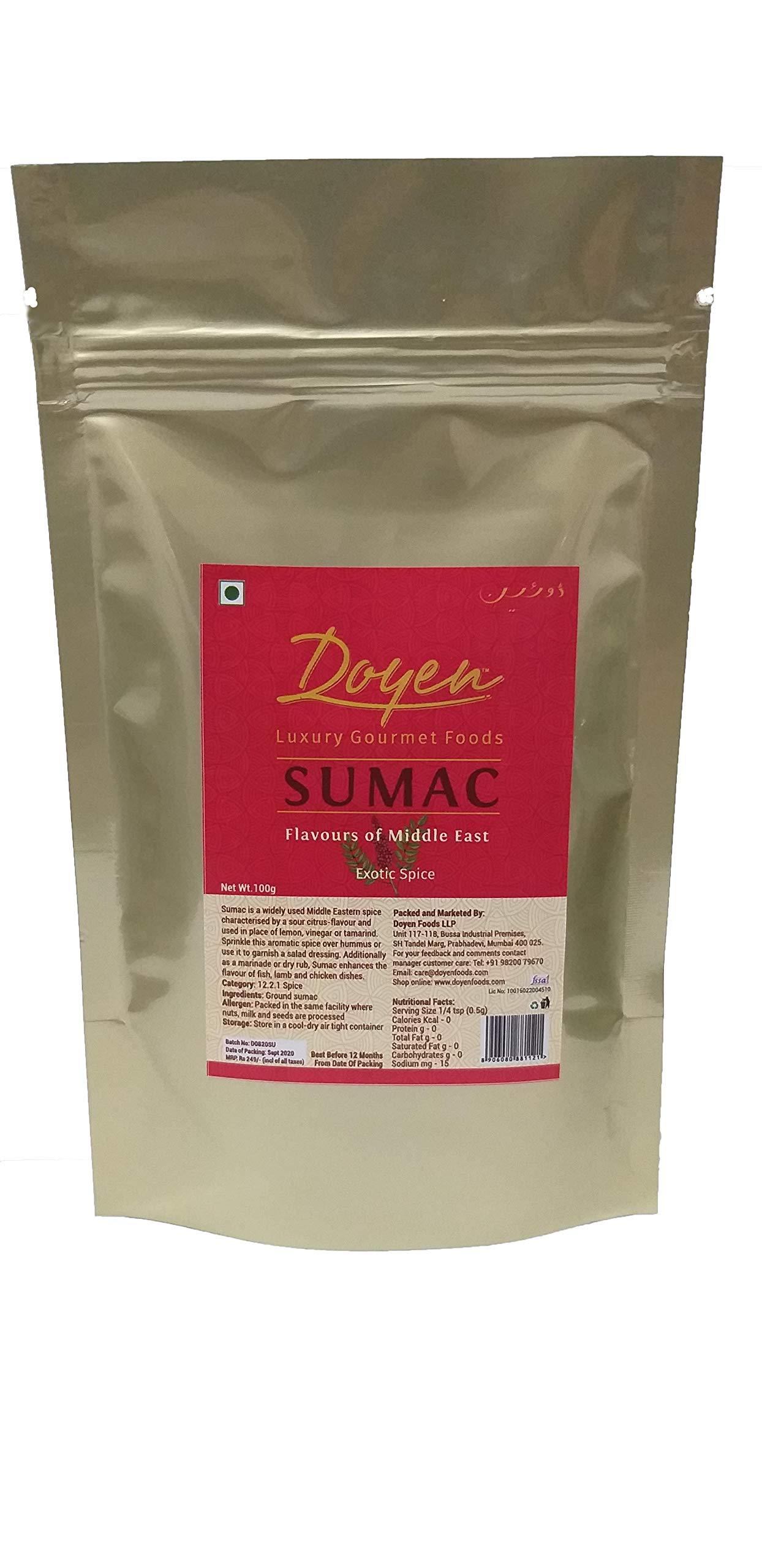 Doyen Doyen Sumac Spice - Premium Turkish Sumac Spice Powder 100g