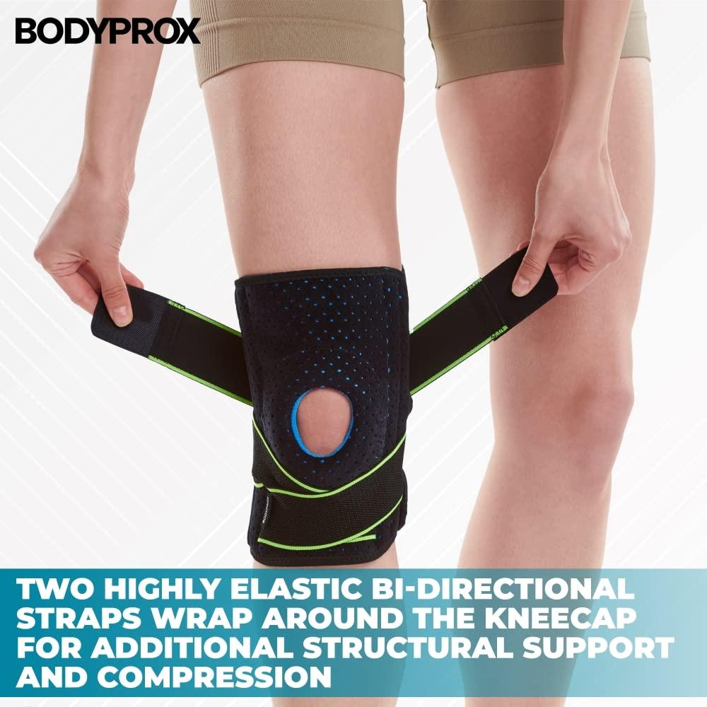 Bodyprox Bodyprox Knee Brace with Side Stabilizers & Patella Gel Pads for Knee Support (Extra Large)