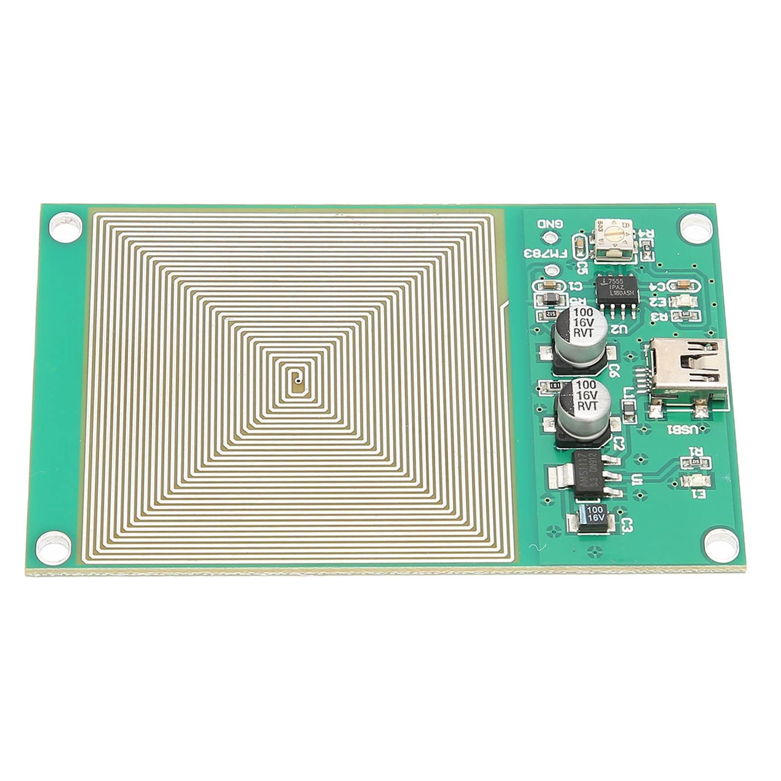 Worem Schumann Wave Generator, Schumann Resonance Pulse Generator PCB Stable with USB Cable for Helping Good Sleep