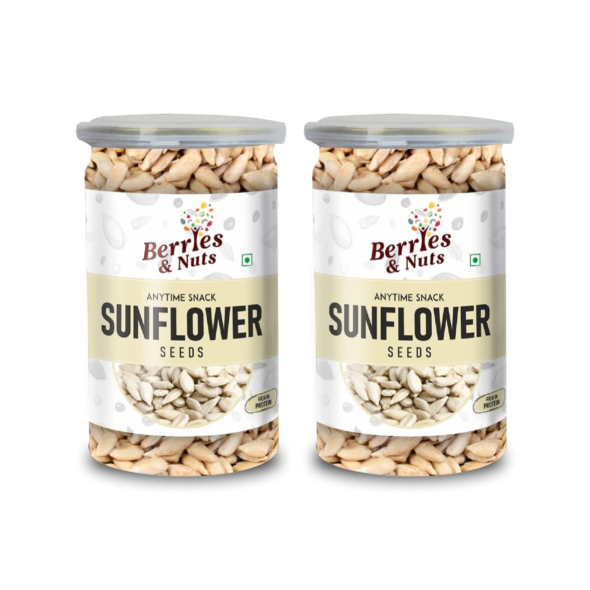 Berries And Nuts Berries And Nuts Premium Sunflower Seeds | 200 Grams | 1 Bottle of 200 Grams