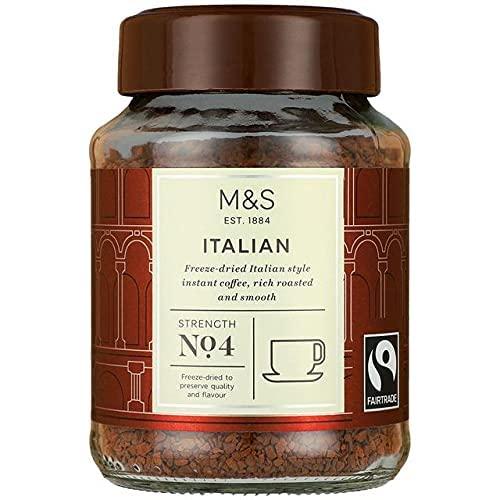 Mark & Spencer Mark & Spencer Italian Style Instant Coffee, Rich Roasted And Smooth No.4 100g