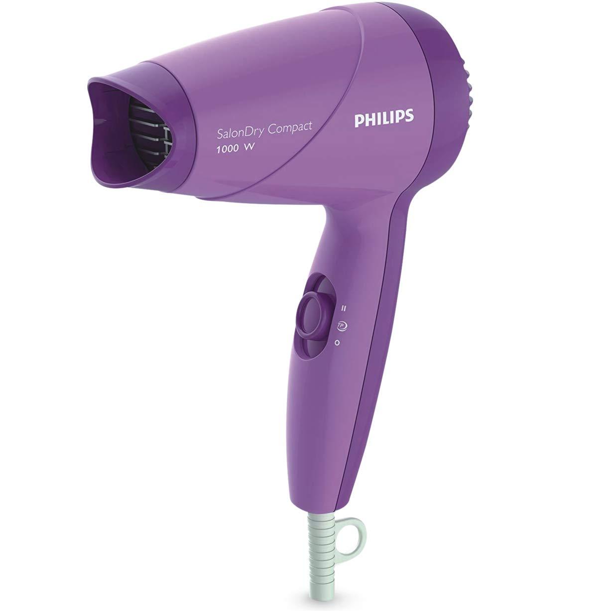 PHILIPS Philips HP8100/46 Hair Dryer (Purple) & Philips HP6306 Lady Shave
