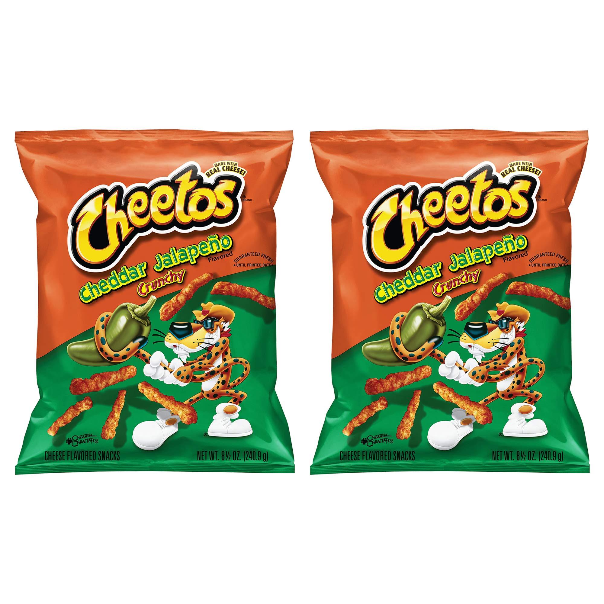Cheetos Cheetos Cheddar Jalapeno Crunchy Chester Cheetah, 2 x 226.8 g