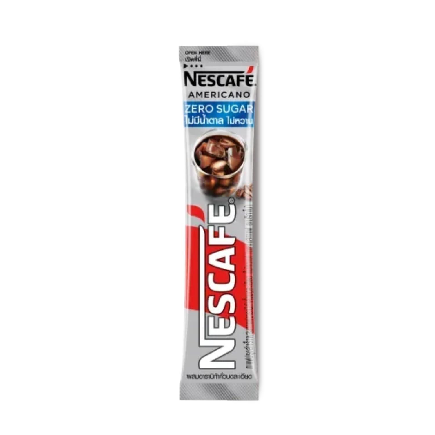 Nescafé Nescafe Zero Sugar Americano Coffee Satchet (27 Satchet) Imported, Powder