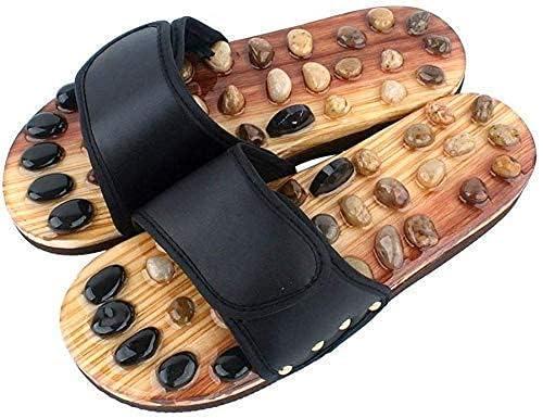 Vroxy Vroxy Acupuncture Points Foot Massager Slippers Foot Feet Massager kit Wooden Relaxing Acupressure Slippers chappal For Unisex (1Pair)