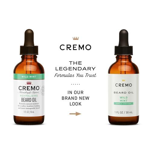 Cremo Cremo Revitalizing Beard Oil, Astonishingly Superior, 1 Ounce Bottle, Tea Tree Mint Scent