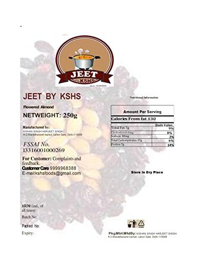 JEET by KSHS JEET by KSHS Chocolate Coated Solid Form Almonds In Pista Flavour & Blueberry Flavour 250gm Each, Pack of 2, Total Weight 500grms