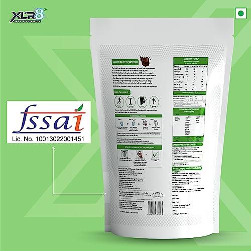XLR8 XLR8 Whey Protein Powder with 24 g Protein Content & 5.4 g BCAA (907 g, Chocolate)