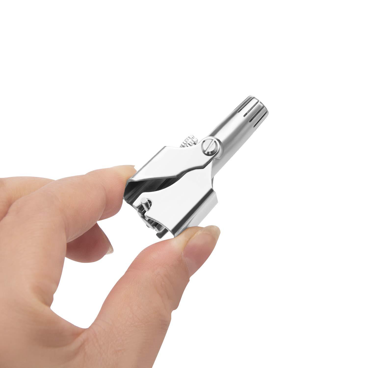 PANASON PANASON Manual Nose Hair Trimmer & Ear Hair Trimmer, Shus Live Stainless Steel Manual Nose Hair Remover For Men And Women, Easy Cleansing And Easy To Carry, Sh20-N1