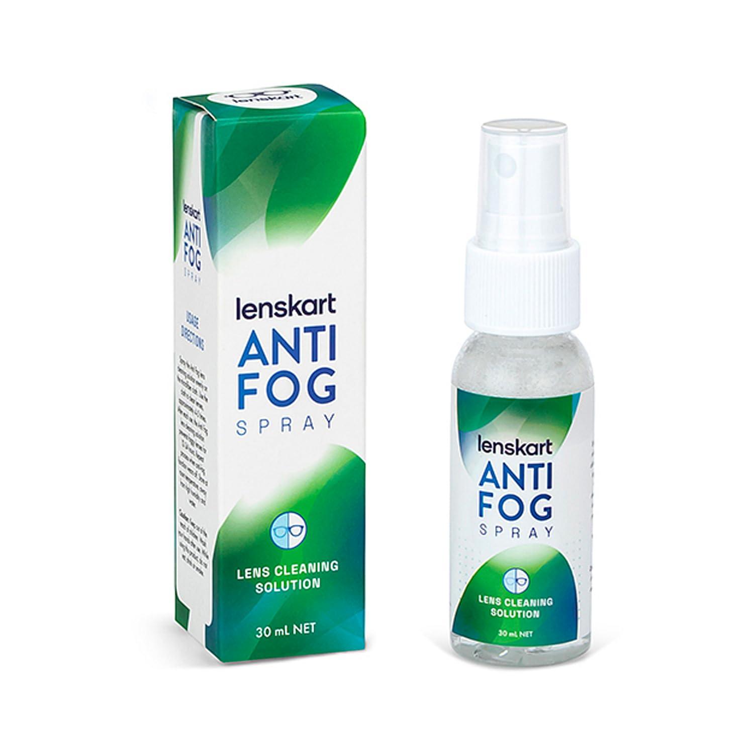 AQUALENS CONTACT LENSES AQUALENS CONTACT LENSES Lenskart Anti-Fog Spray(Lens Cleaning Solution)-30 Ml & Aqualens Spectacle Lens Cleaner 100 Ml Pack Combo