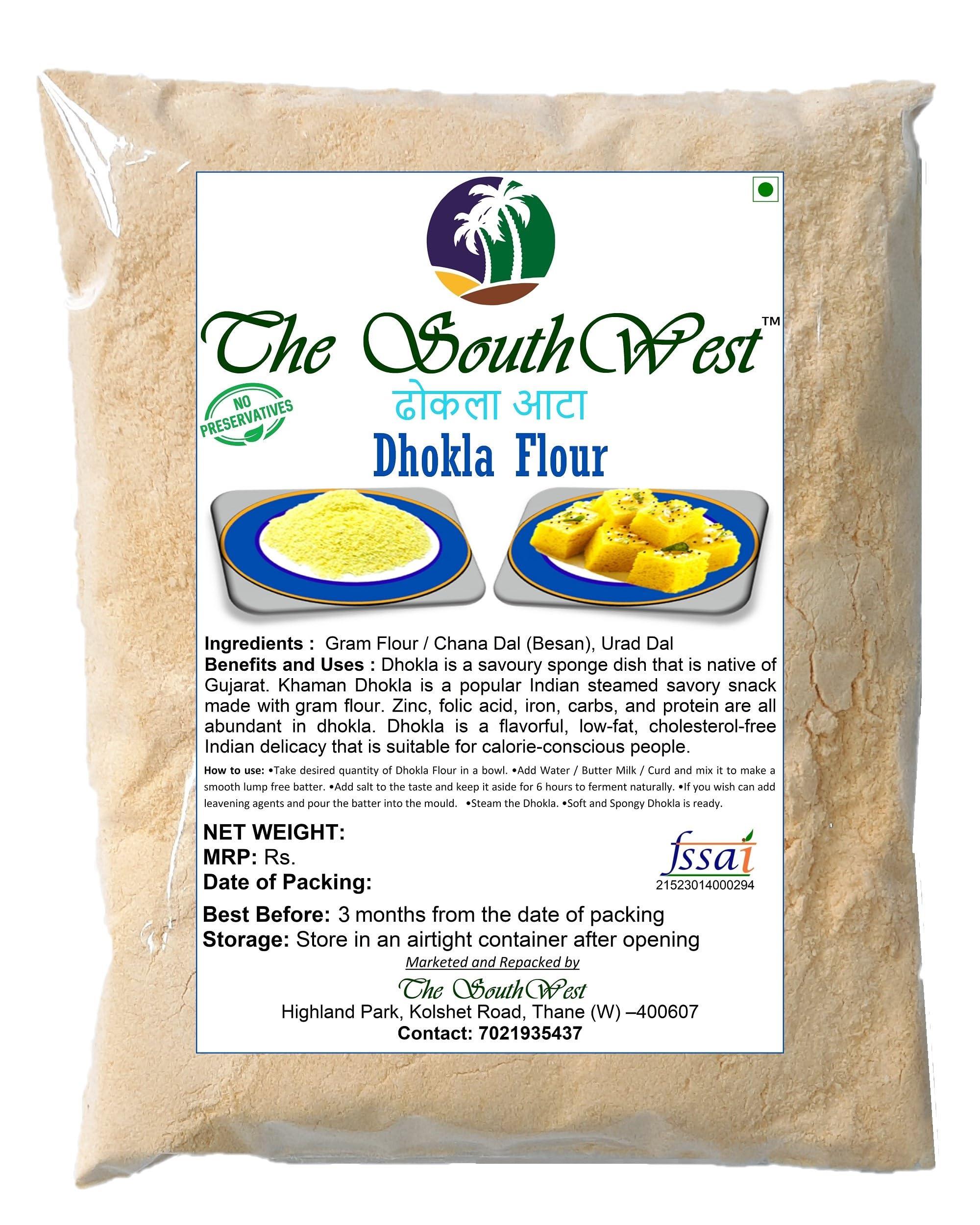 Generic The SouthWest | Dhokla Flour - Yellow | Khaman Dhokla | Dhokla Atta | Dhokla Peeth | Dhokla Powder