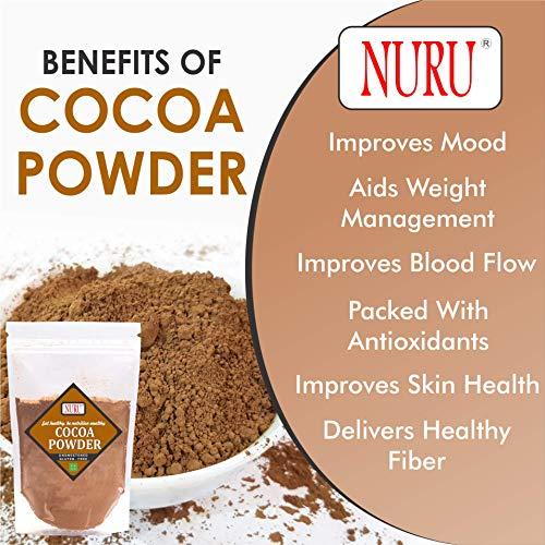 NURU Nuru Cocoa Powder 200 gm - Unsweetened, Non-Alkalized