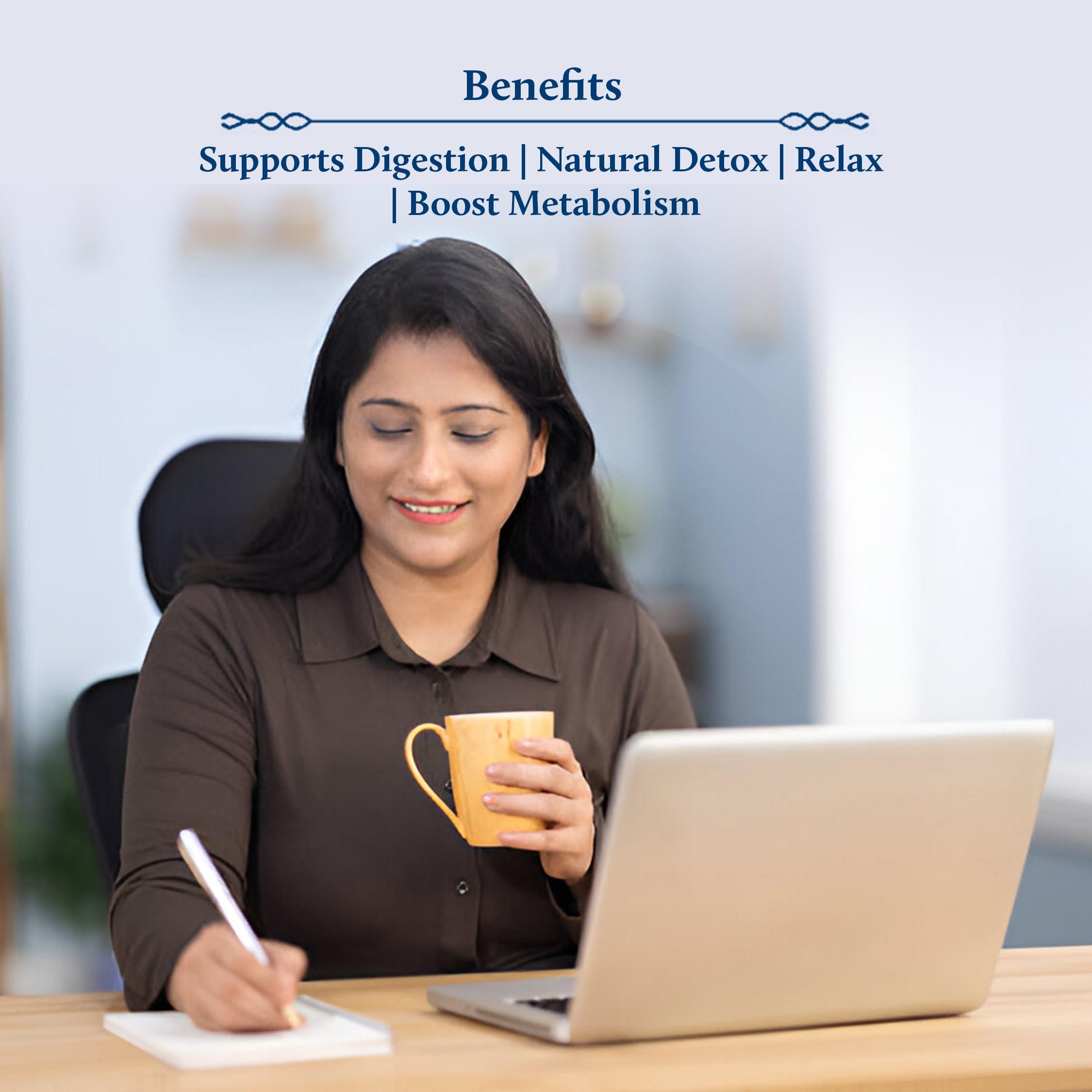 Blue Nectar Blue Nectar Amritanadi Assam Loose Green Tea Leaves (50 Gm + 15 Gm Free|30-33 Cups) (Digestive Aniseed) - 65 Gram