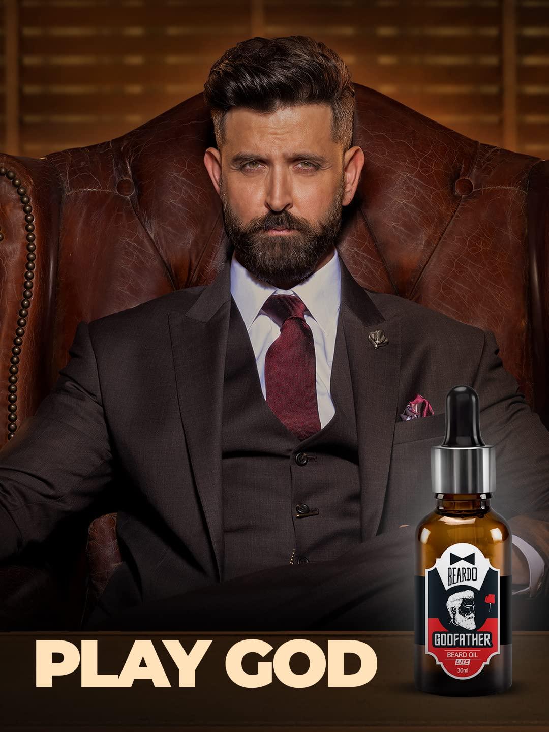 BEARDO Beardo Beard Care | GodFather Beard Wash 100ml & GodFather Beard Oil 30ml (Set of 2)