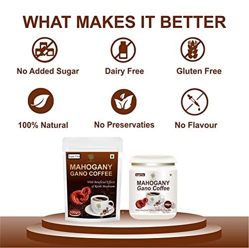 Mahogany Mahogany Instant Gano Coffee Enriched with Reishi Mushroom Extract 200g