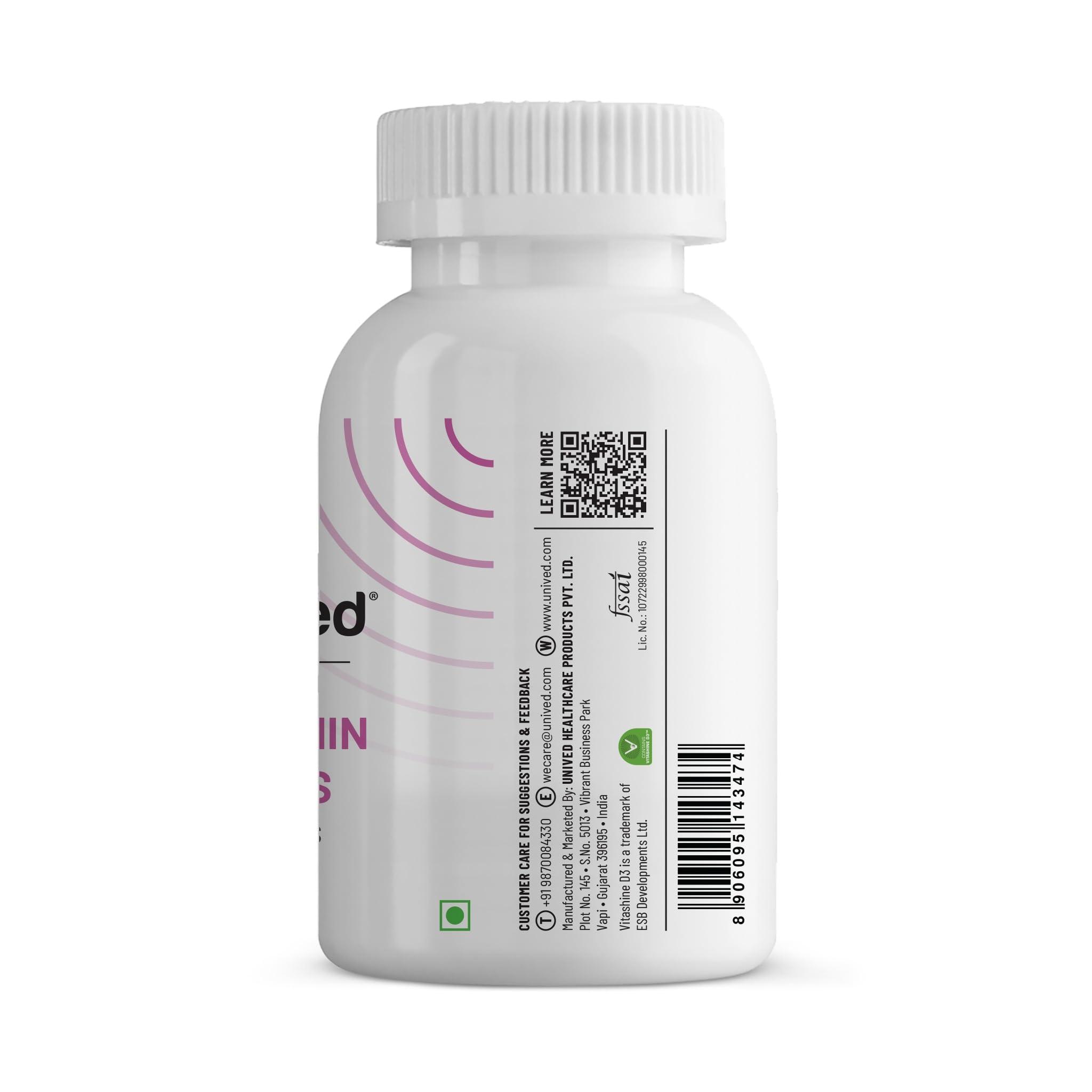 Unived Unived Basics Multivitamin & Minerals For Women, 100% Rda Of All Vitamins With Algae Calcium & Plant-Based Vitamin D3 Plus Important Minerals, Complete Formulation For Health & Wellbeing - Capsule