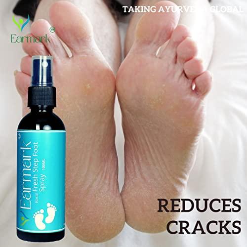 EARMARK EARMARK Koral Fresh Step Foot Spray for Cracked Heels Rough and Dry Feet - 100 ml (Pack of 3)