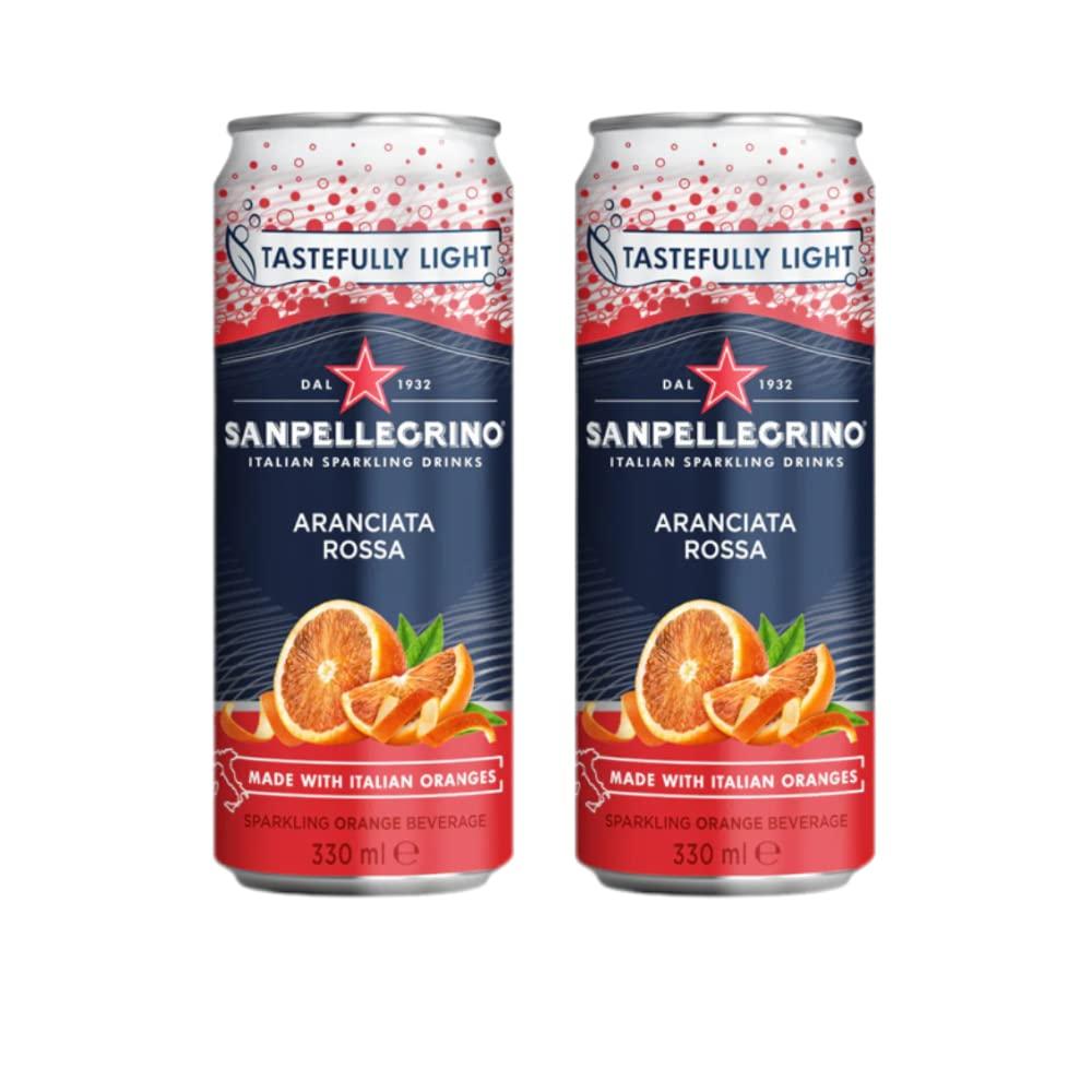 San Pellegrino San Pellegrino Aranciata Rossa Sparkling Blood Orange Drink, 2 x 330 ml
