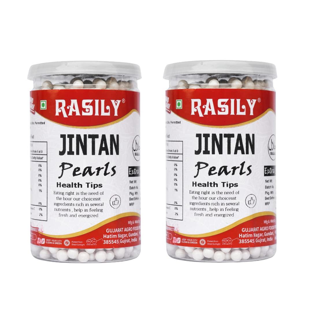 RASILY Rasily Traditional Mouth Freshener Mukhwas Mix Digestive and Hygienically Packed After-Meal Snack (Jintan Pearls, Pack of 2)