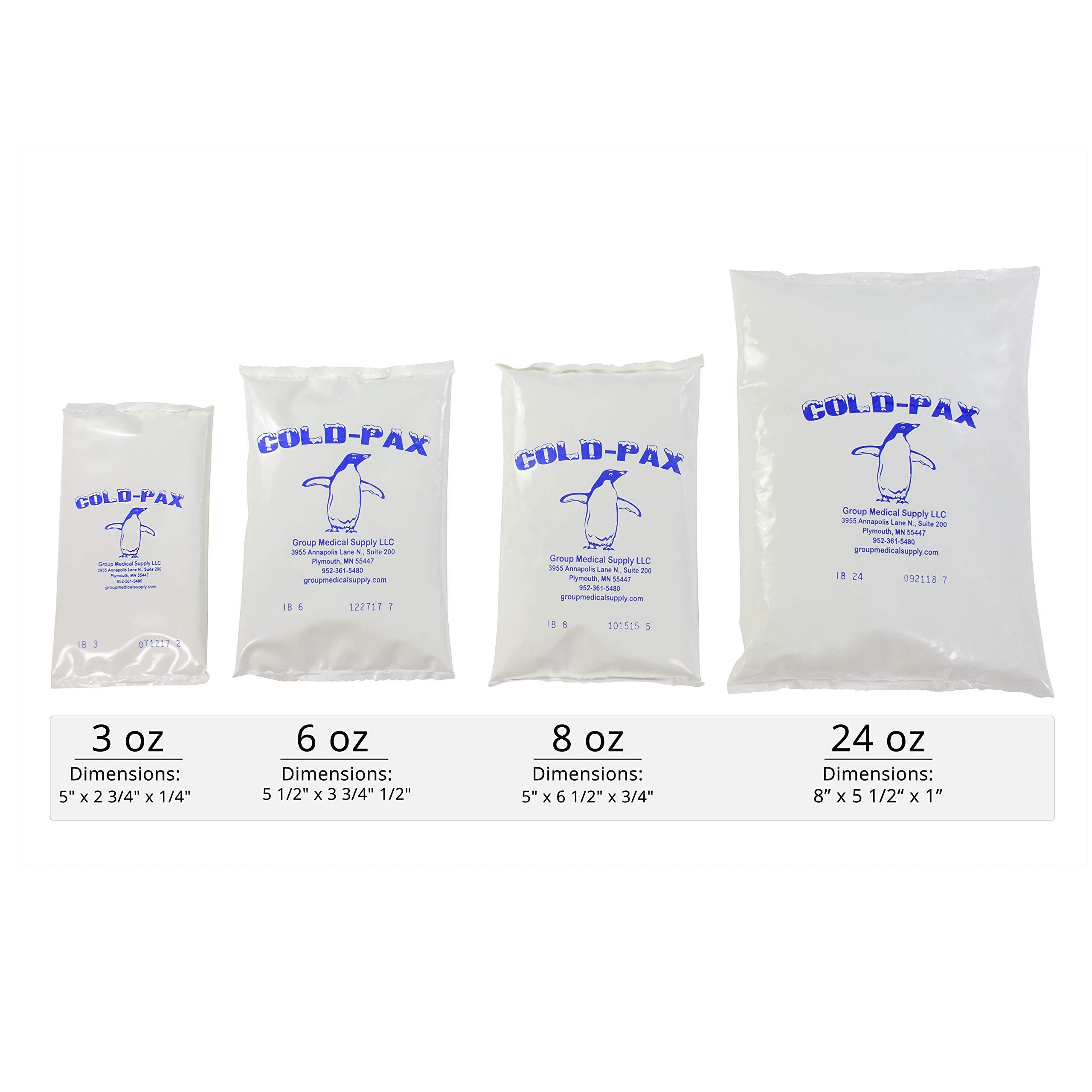 COLD-PAX Medport Travel Organizer 2 Replacement 6 oz Cold Packs Size: 4\" X 6\" X 3/4\"