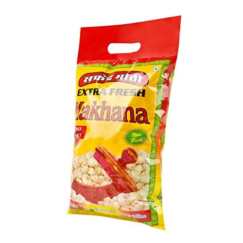 ???? ???? Safed Moti Premium Makhana by Shrishti Traders - A Delicious Treat in 5 Suta Size 100g