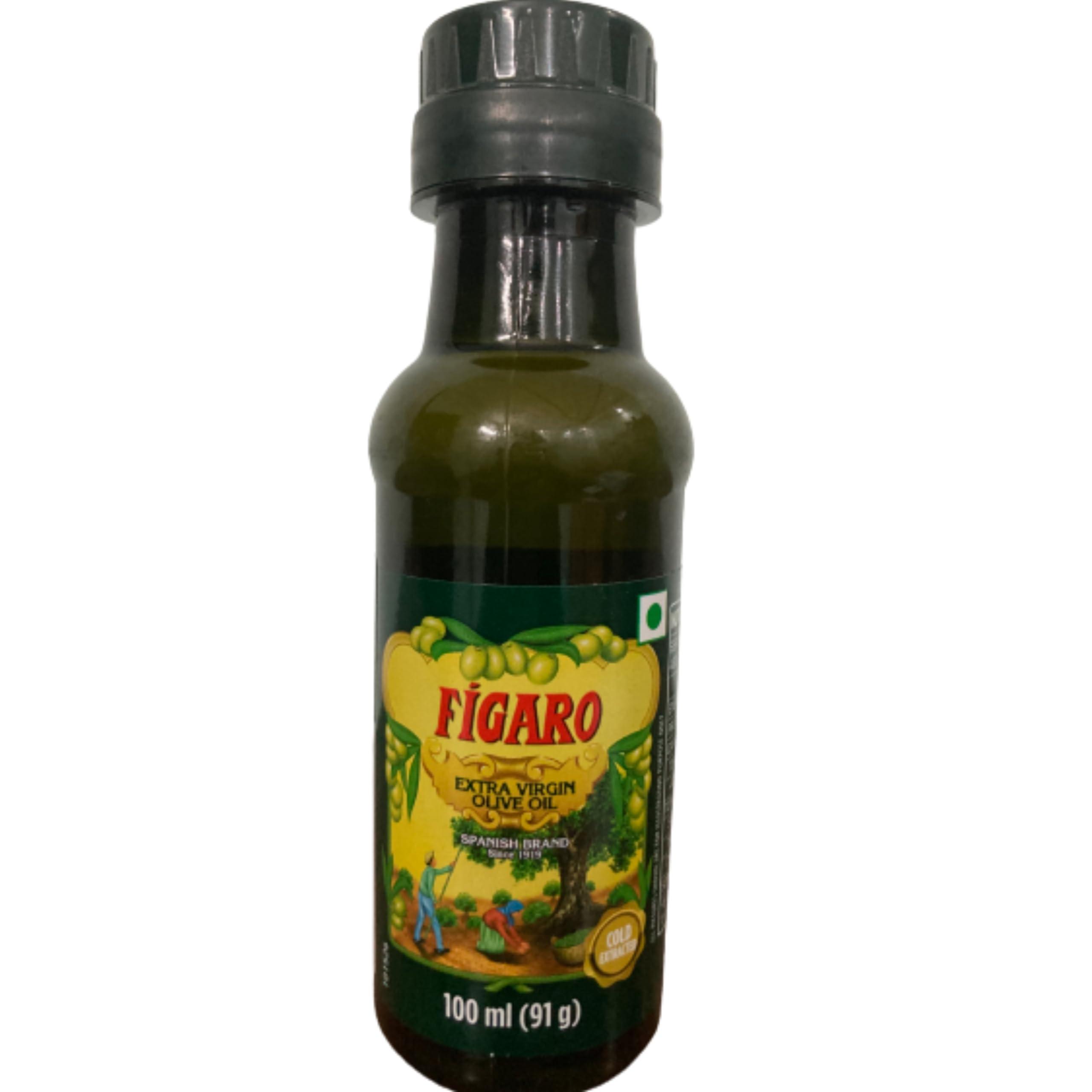 Figaro Figaro Olive Oil - (Combo of 3) Pure and Extra Virgin Olive Oil 100ml Bottle | 2 Extra Virgin + 1 Pure Oil