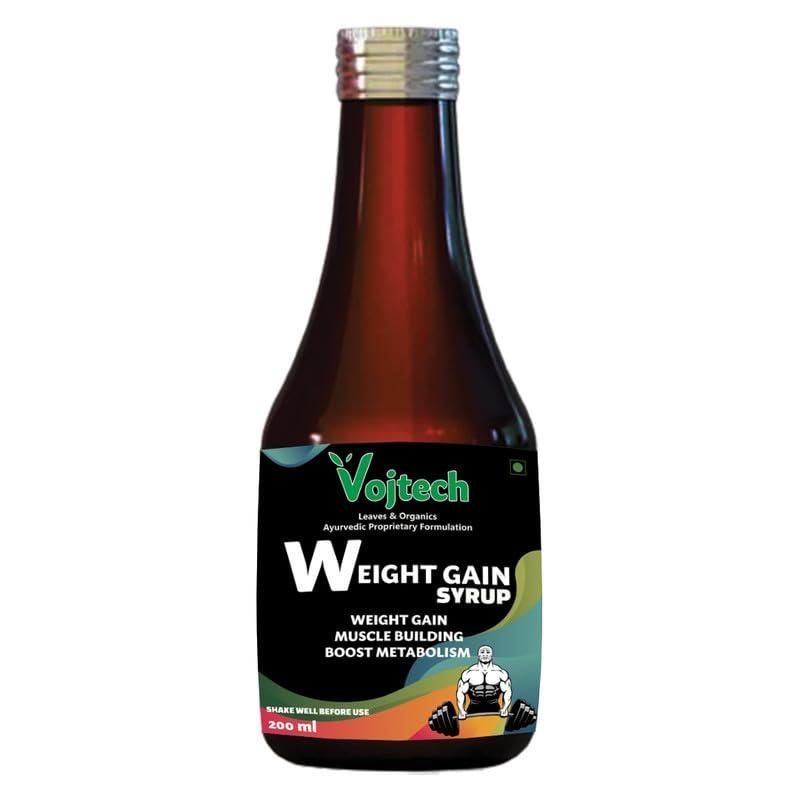 inlazer Weight Gain Ayurvedic Syrup |Weight Gain Syrup Build More Muscle Size And Strength, Provides The Power|Power Up Your Weight Gain Journey