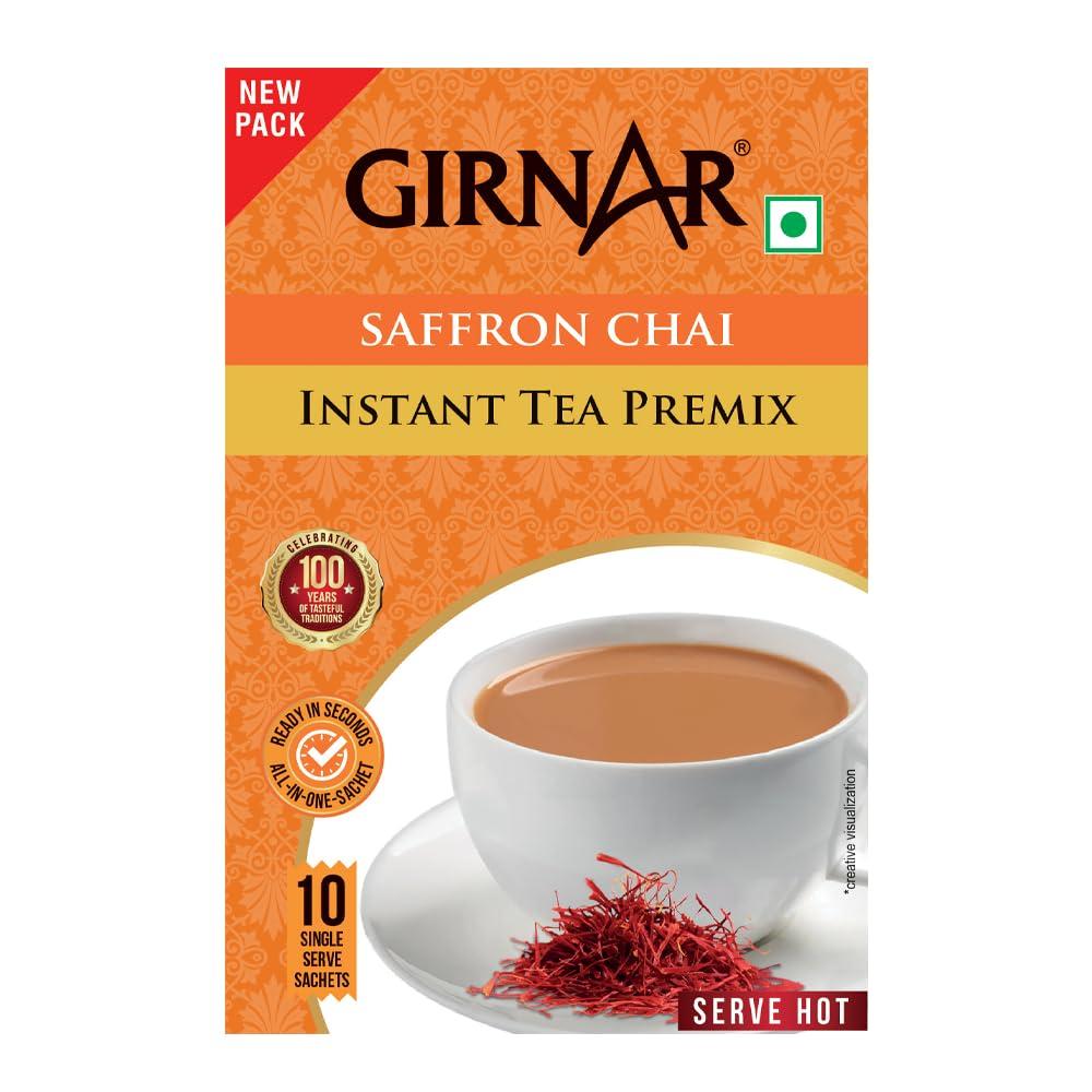 Girnar Girnar Instant Premix Saffron Chai (10 Sachets)