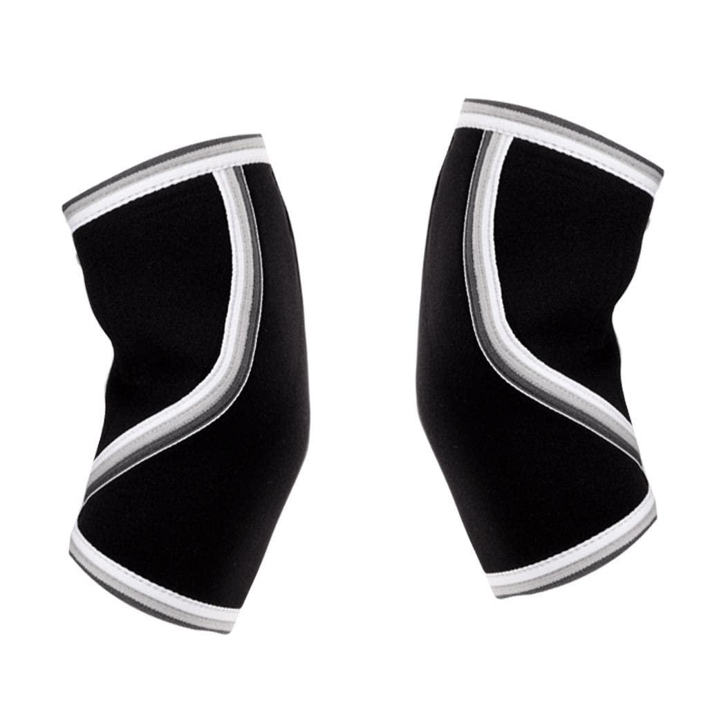 VMS INDIA VMS INDIA 5MM Neoprene Elbow Support Elbow Sleeves Guard Weightlifting Basketball XXL