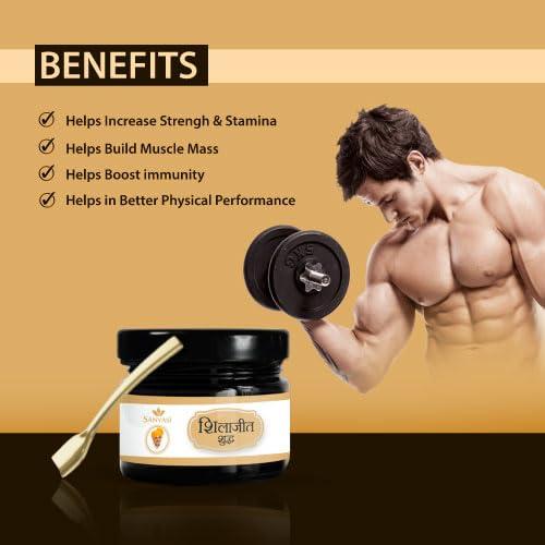 Sanyasi Sanyasi Ayurveda Shilajit Shudh Pure Resin 20g