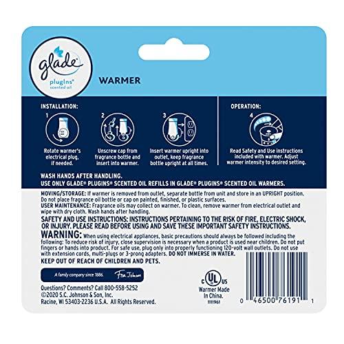 glade Glade Air Freshener Plugins Electric Scented Oil Warmer, 2.0 Count