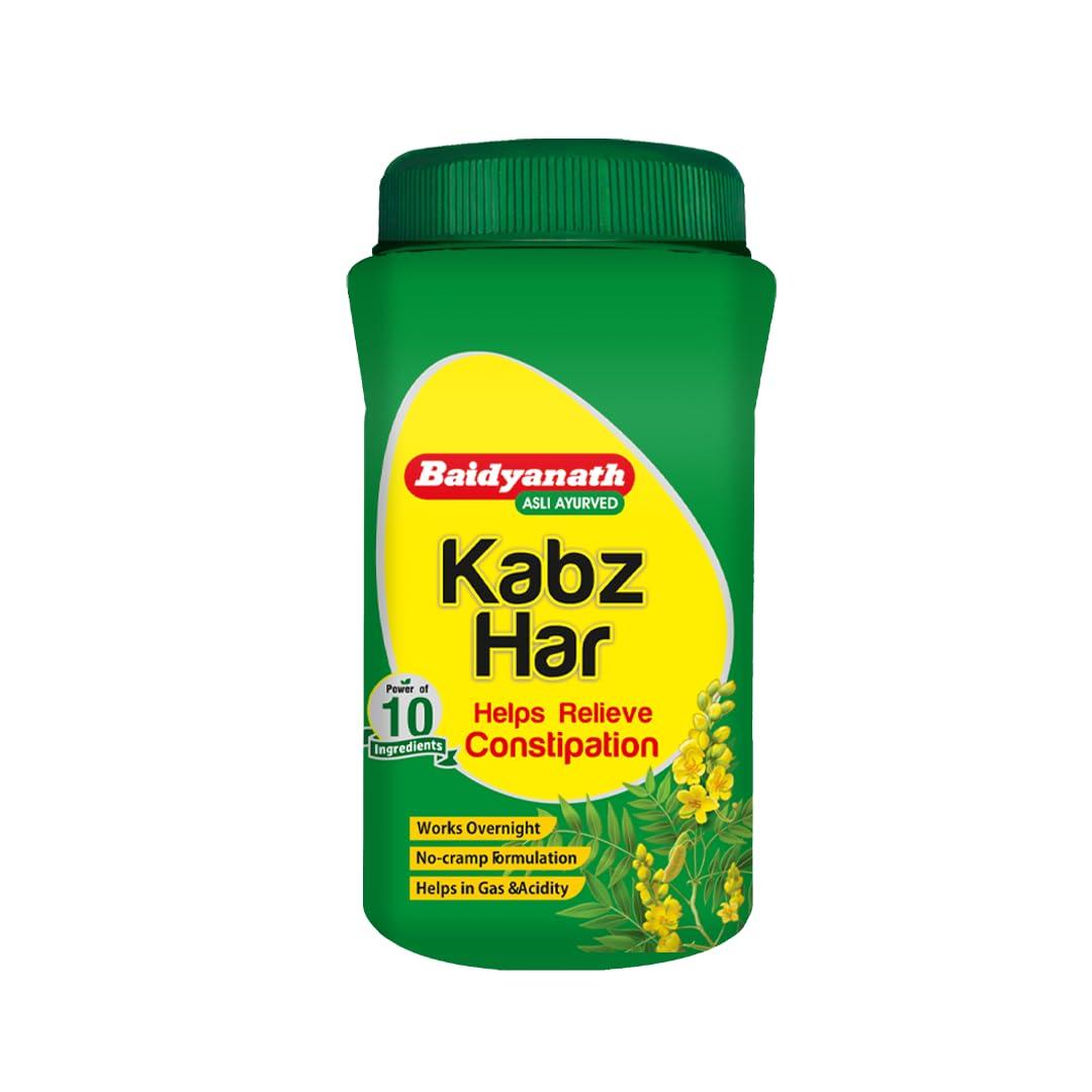 Baidyanath Baidyanath Kabz Har Ayurvedic Powder | Relieves Constipation, Gas, Indigestion & Acidity | Enriched with Sonth, Sounf, Ajwain, Choti Haritaki, Senna Leaf & 10+ Digestive Ingredients | Non-Habit Forming, No-Cramp Formula for a Healthy Digestive System