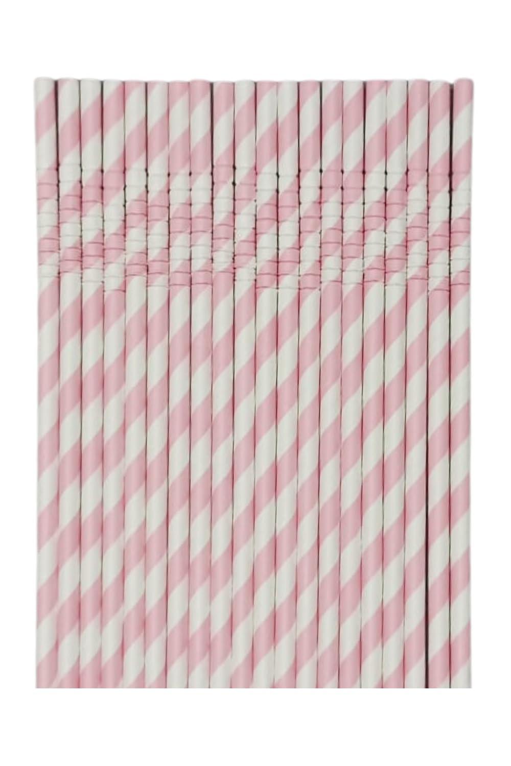 Wiies Straw 7 mm Pack of 50 Pcs Bend Paper Straw 7.5 inch Ecofriendly Straws Aqua Fancy Straws for Drinking Juice Party Straw Pack Paper Straws for Drinking Juice Disposable Paper Straw