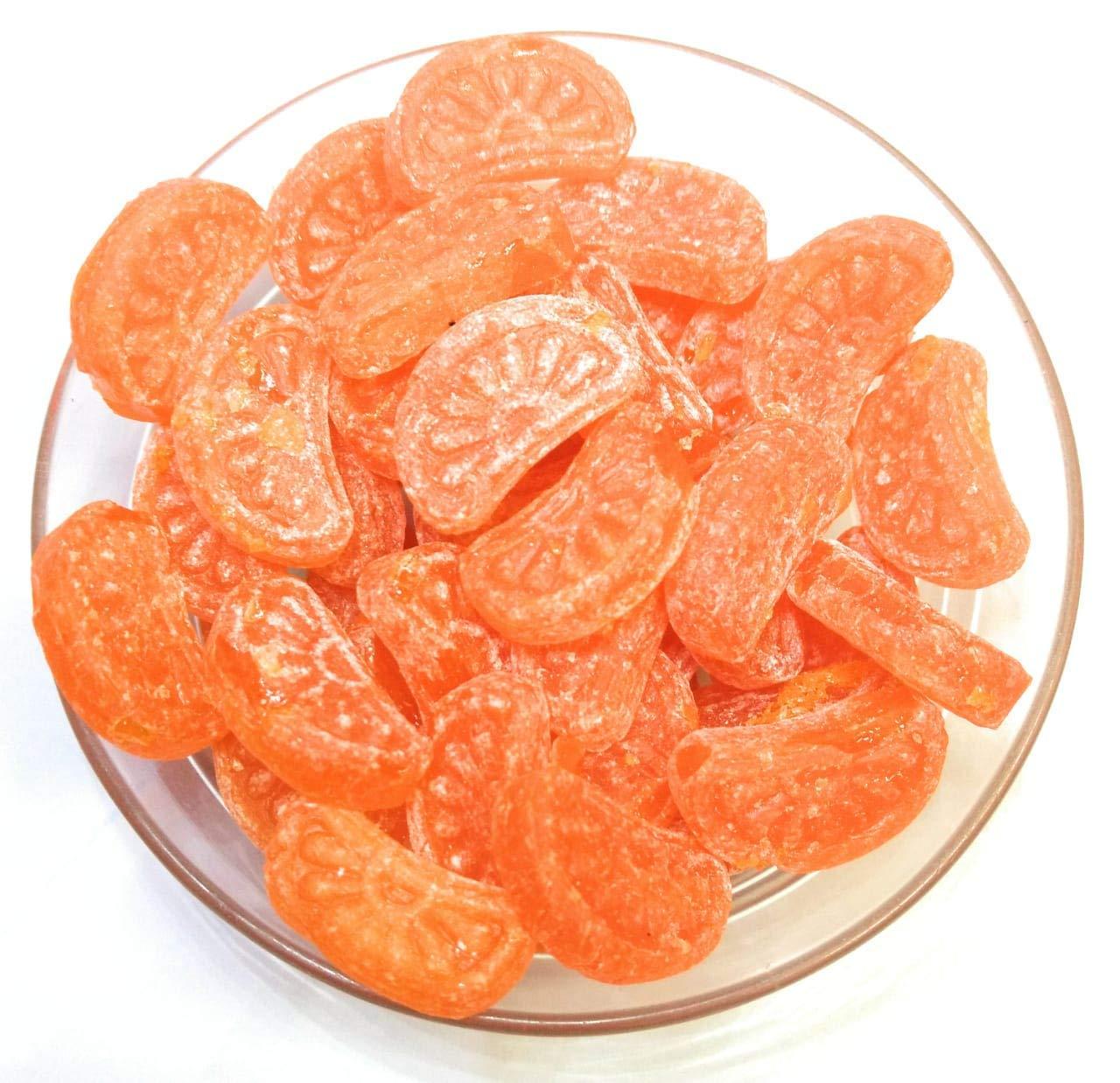 Yumiy Yumiy Orange Fruit Candy Balls Toffee Pack for Kids, Narangee Meethi Goli, Orange Toffees and Flavoured Sugar Candies, 200g