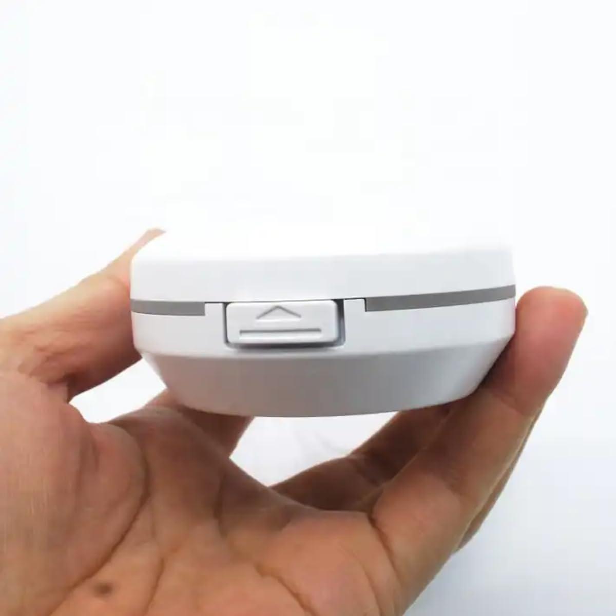 Balson Balson Hearing Aid Case, Hearing Aid Cases Waterproof Portable Drop Resistance Hearing Aid Storage Box Hard Hearing Aid Boxes Hearing Aid Container Hard Case for Hearing Aids (Model-2, White)